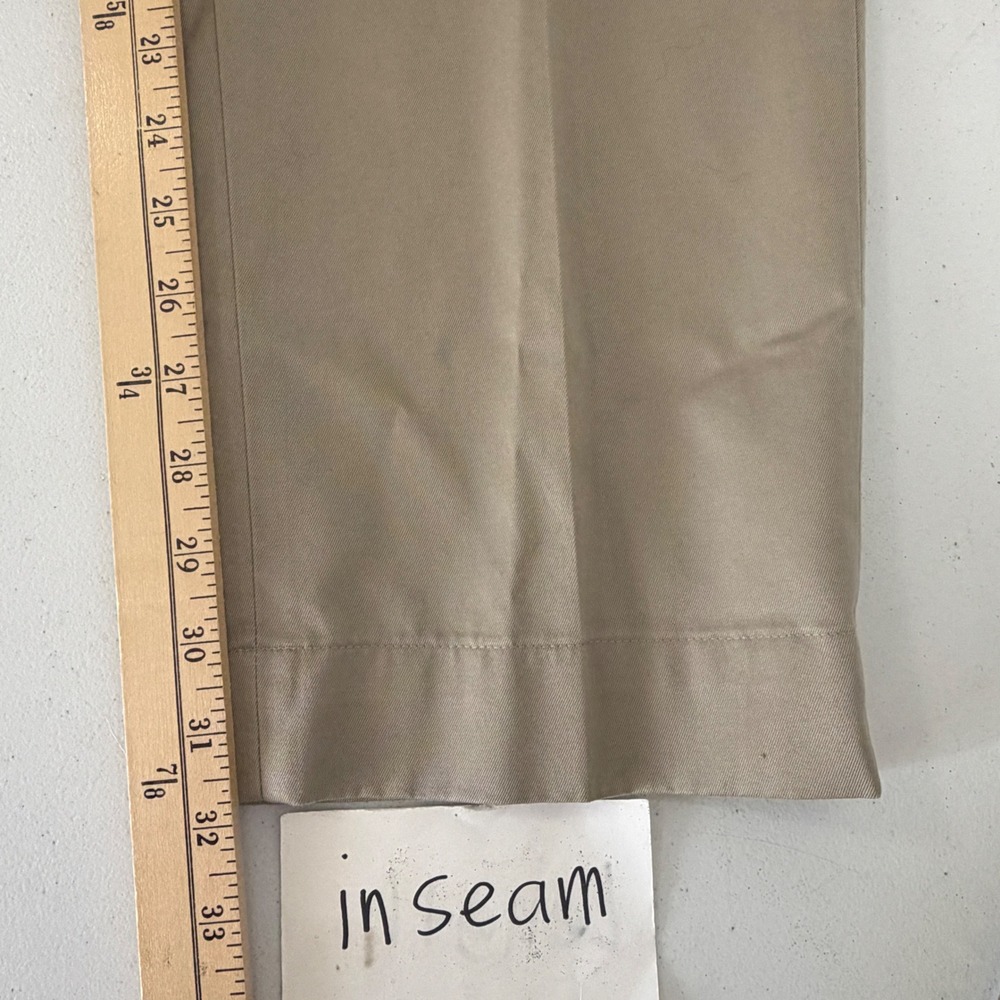 Brooks Brothers Pants Lightweight Advantage Chino Khaki Mens 42x32 Regular Fit - Picture 10 of 11